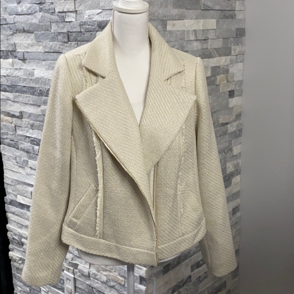 Lane Bryant Jacket Cream Size 18